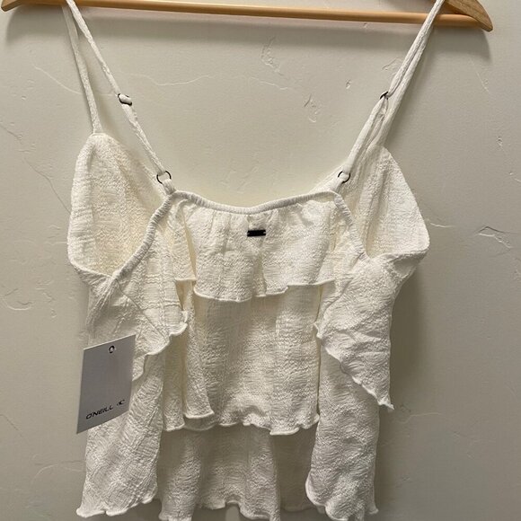 O'NEILL CHLOEY TEXTURED KNIT TIERED TANK TOP NWT - Picture 8 of 8